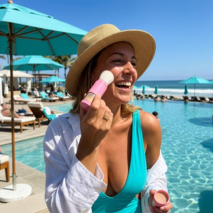 Golden Days SPF 50+ Mineral Powder Sunscreen Brush